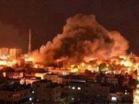 İşgalci İsrail Jetleri Gazze'ye Bomba Yağdırıyor