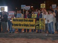 Amasya'da Mısır Protestosu