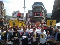 Zonguldak'ta Mısır Protestosu