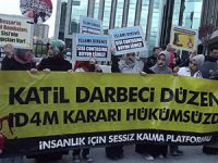 Ankara'da Mısırlı Müslümanlara Destek Eylemi