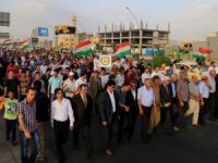 Erbil’de PYD’ye Protesto