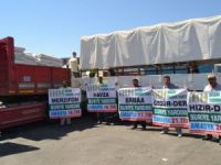 Amasya’dan Yola Çıkan 7 TIR Suriye’ye Ulaştı