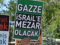 Siyonistlerin Gazze Katliamı Amasya'da Protesto Edildi