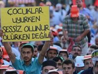 Ayasofya'da "Mazlumlar İçin Tek Yürek" Mitingi (FOTO)