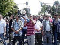 Ankara'da Siyonist Elçilik Önünde Gazze Eylemi