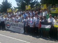 Sakarya'da Rabia Direnişi Selamlandı
