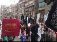 ABD Saldırıları Halep'te Protesto Edildi