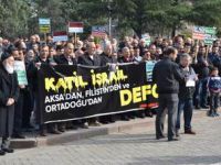 Siyonist İsrail Çetesi Amasya’da Protesto Edildi