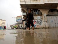 Gazze’de Aşırı Yağışlar Sele Neden Oldu