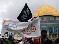 Mescid-i Aksa’da Charlie Hebdo Protesto Edildi