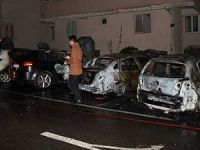 Üsküdar'da Bir Sitede 9 Araç Kundaklandı