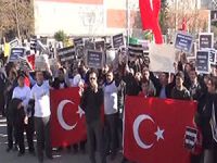 Protestoya Katılan 17 Polis Gözaltında