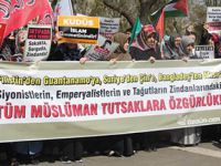 Saraçhane’de Müslüman Esirlerle Dayanışma Eylemi