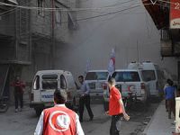 Şam'da Yardım Konvoyuna Saldırı: 1 Ölü 10 Yaralı
