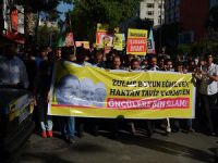Maraş'ta Darbeci Sisi'nin İdam Kararları Protesto Edildi
