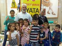 "İstanbul Ensarları" Bayramda Muhacir Çocukları Unutmadı