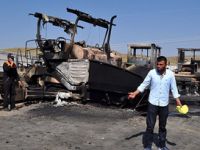 Erzurum'da PKK/HDP'li Saldırganlar 8 Araç Yaktı