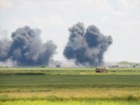 Koalisyon Güçleri Halep'teki IŞİD Hedeflerini Vurdu