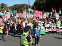 Galler'de Filistin'e Destek İsrail'i Protesto
