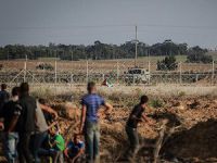 Siyonistler, Gazze Sınırındaki Eyleme Gerçek Mermi İle Saldırdı
