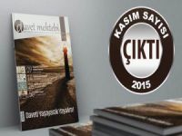 Davet Mektebi Dergisi Kasım 2015 Sayısı Çıktı