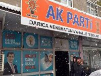 AK Parti Mahalle Temsilciliğine Molotofkokteylli Saldırı