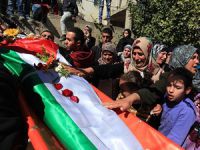 İsrail Askerlerinin Katlettiği Filistinli Genç Defnedildi