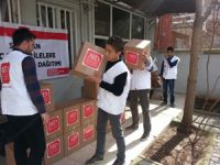 AID Sur Mağduru Ailelere Hijyen Paketi Dağıttı