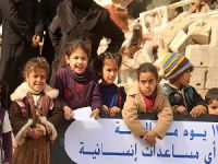 Darayya’da Kadın ve Çocuklardan Protesto Gösterisi