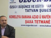 Tatvan Özgür-Der'de "Nifak ve Münafık" Kavramları İşlendi