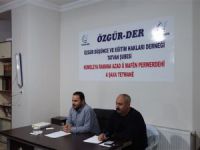Tatvan Özgür-Der’de “Kur’an’da Şefaat” Semineri Gerçekleştirildi