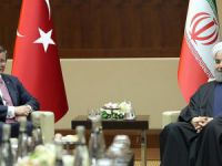 Başbakan Davutoğlu ile Ruhani Ankara'da Görüştü