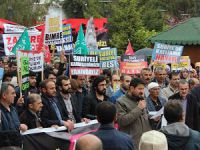 Van Suriye Dayanışma Platformu Halep İçin Meydandaydı