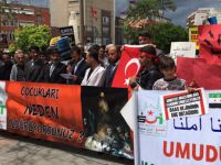 Esed ve Rusya'nın Halep'teki Katliamları Adana'da Protesto Edildi