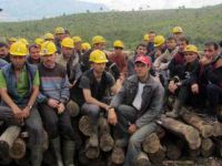 Ermenek'te Maaş Alamayan Madenciler İş Bıraktı