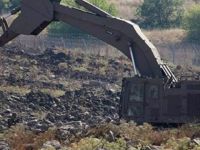 Siyonist İsrail Golan Tepelerinde Siper Kazıyor