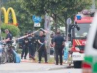 Almanya'da Bir Restoranın Önünde Patlama