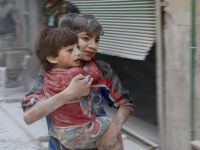 Halep'te 100 Binden Fazla Çocuk Mahsur