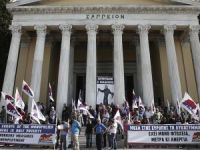 Yunanistan'da Kemer Sıkma Karşıtı Gösteri