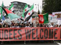 Londra’da Mültecilere Destek Yürüyüşü