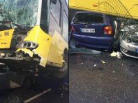 Metrobüs Şoförüne Saldıran Şahıs 11 Kişinin Yaralanmasına Sebep Oldu
