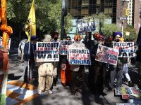 Sihler BM Önünde Hindistan’ı Protesto Etti