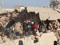 Esed Rejimi Halep'te Bombardımandan Kaçan Sivillere Saldırdı!