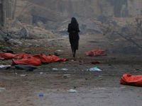 Esed ve Rus Jetleri Kaçan Sivilleri Katlediyor: 45 Ölü