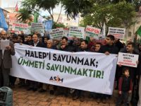Halep’teki Kuşatma ve Katliamlar Adana’da Protesto Edildi
