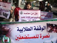 Gazze Halkı Halep'teki Kuşatma ve Katliamları Protesto Etti!