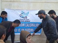 Batman Özgür-Der'den Azez'deki Suriye ve Iraklı Muhacirlere Yardım Eli