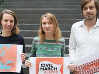 Berlin’den “Halep İçin Sivil Yürüyüş”