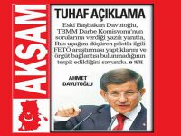 Akşam Gazetesinden Davutoğlu İçin Tuhaf Bir Haber!