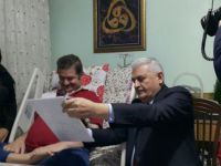 Başbakan Binali Yıldırım, ALS Hastası Yasin Asma Kardeşimizi Ziyaret Etti